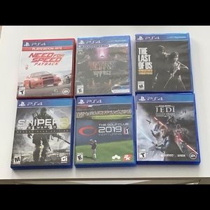 6 Bundle PS4 Games